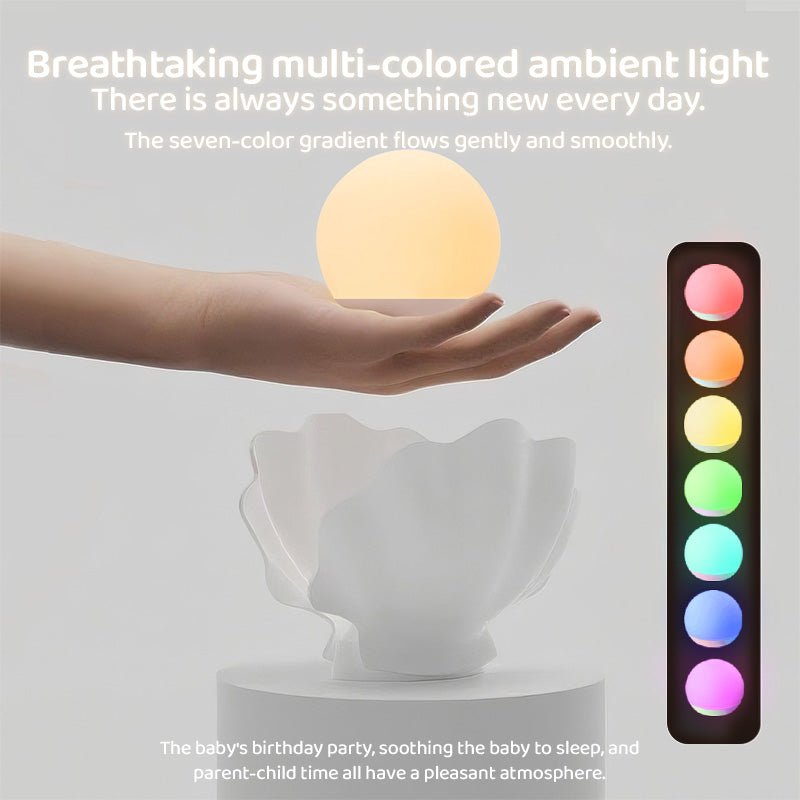 Augelight Shell Shape Nightlight Unique Design minimalist table lamp LED Night Light with Shell Shape