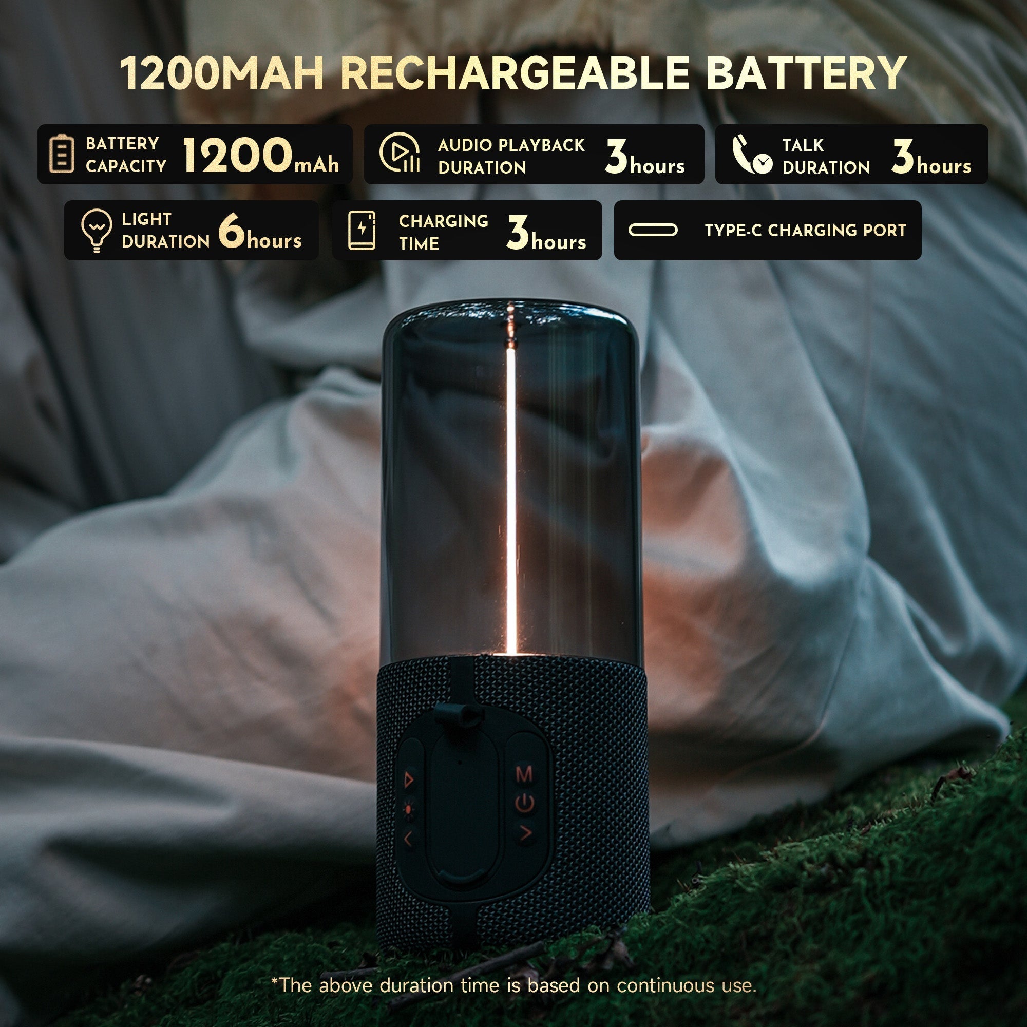 Magilux  Speaker Lamp,  Perfect for your office, nightstand or dorm room